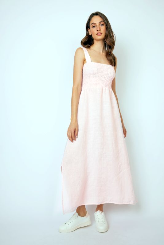 Pistache: Linen sundress