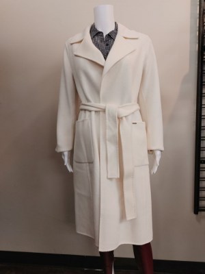 white wrap coat